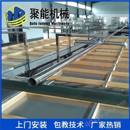 酒店腐竹机生产厂家 半自动腐竹机视频 聚能豆制品设备