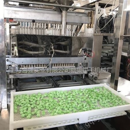 全自动棒棒糖浇注生产线 上海棒棒糖成型机 上海合强300硬糖成套生产线