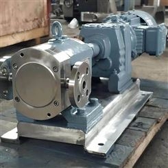 高粘度保温泵 不锈钢凸轮转子泵 按需供应 内转子泵 质量稳定