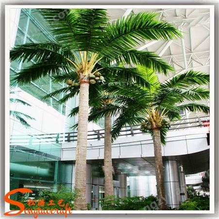 广州松涛仿真椰子树 玻璃钢椰子树 行道树椰树 椰树4米5米