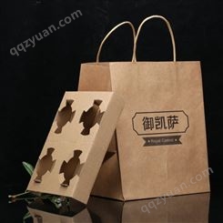 牛皮纸袋 加厚礼品包装手提袋 创意简约易携式打包袋批发