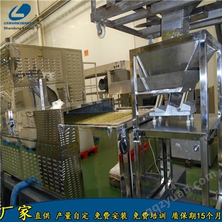 磊沐 成都五谷杂粮烘烤设备 燕麦谷物微波熟化隧道炉定制供应