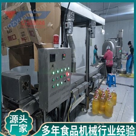 600型鸡米花裹粉机 自动化鸡米花加工机器 小酥肉油炸线包邮到厂