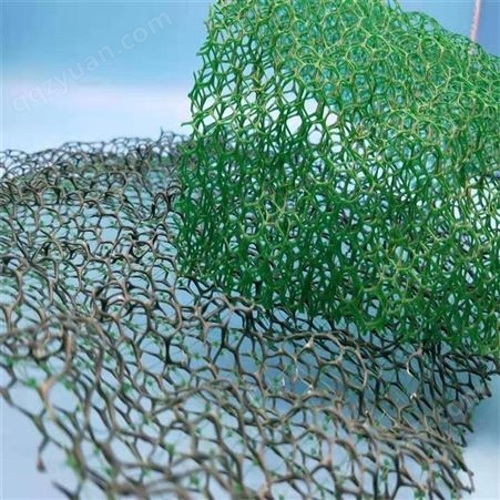 山东厂价供应三维植被网 绿化三维植被网垫 植草塑料三维植被网