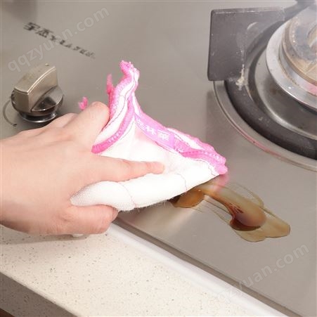 抹布吸水不易掉毛不易沾油洗碗布百洁布毛巾厨房专用家用刷碗神器