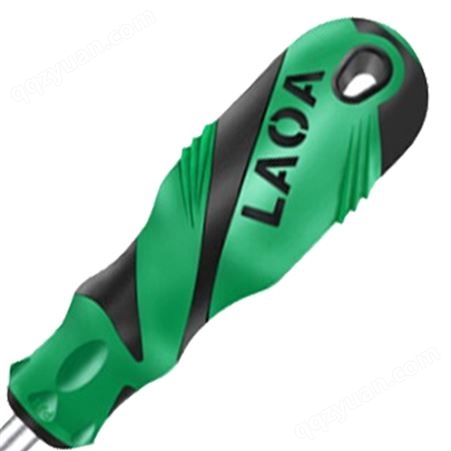老A（LAOA） LA612系列 螺丝刀十字一字S2合金钢绿黑双色橡塑柄起子改锥带强磁