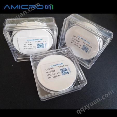 Amicrom微孔滤膜 聚偏氟乙烯 PVDF滤膜亲水 13mm 0.65um 100张/盒 CQPV013065