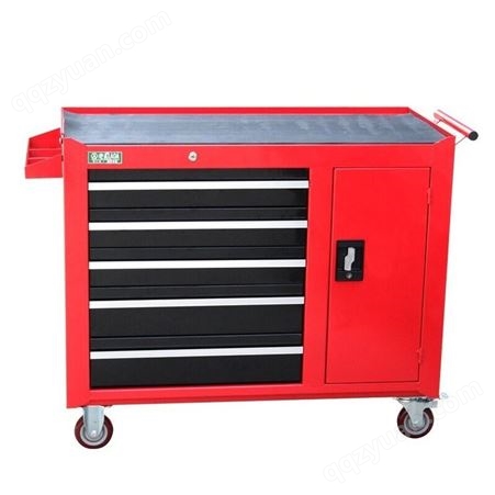 老A（LAOA）工具车 五层抽屉式工具手推车 车间移动工具柜 工具收纳柜 LA115101 红色