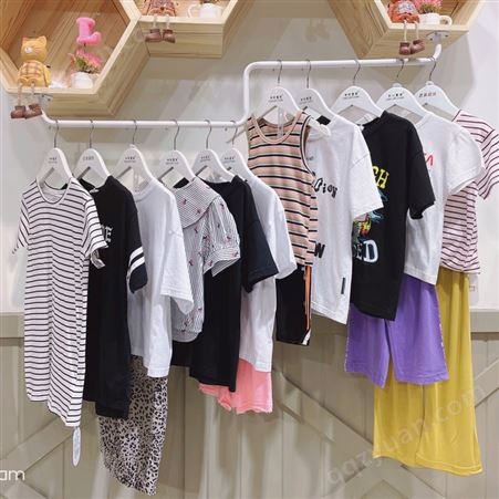 2021邦尼熊尾货断码T恤夏 童装网店加盟 儿童品牌服装排名