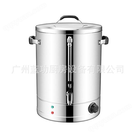 双层家用烧水桶大容量奶茶加热保温桶 商用加厚不锈钢电热开水桶-国顶商厨