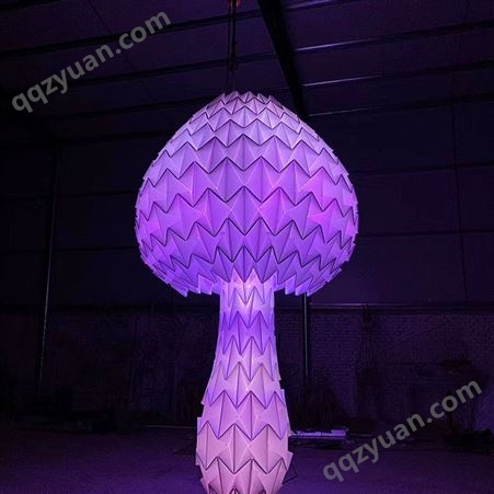 户外装饰蘑菇树 机械升降互动蘑菇树LED灯商场公园暖场设备娱乐灯
