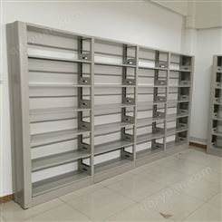 简易钢制书架学校阅览室资料架六层组合书籍架