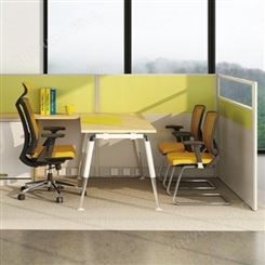 柜都 办公桌椅组合 简约现代职员桌 办公屏风位厂家定制
