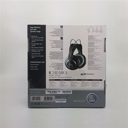 AKG/爱科技 K240MKII MK2头戴式发烧音乐HIFI专业录音棚耳机