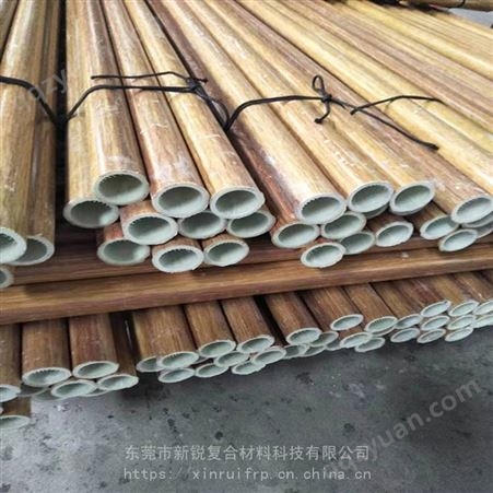 玻璃纤维管树木保护支撑杆 玻璃纤维管代替木棒 材料美化树木支撑架