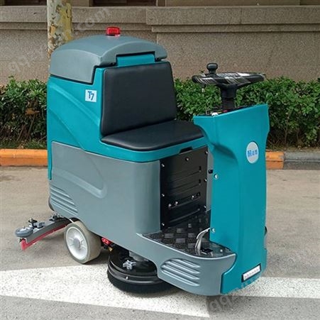 大港洗地车 瓷砖地面擦地车 耐洁思T7 座驾式清洁机