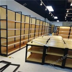 文具钢木货架 杭州百货钢木货架规格
