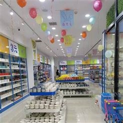 深圳昌达钢木货架展示架便利店货架3元店货架母婴店货架