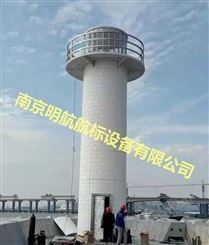 安徽滁州女儿湖直径1.5米高12.5米玻璃钢灯塔发货安装 专业生产灯桩灯塔厂家 