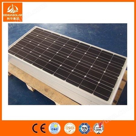 科华 单晶太阳能电池板 350W单晶硅太阳能电池组件