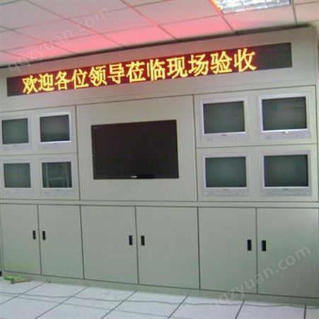 现货异形监控电视墙使用周期长金兴机柜