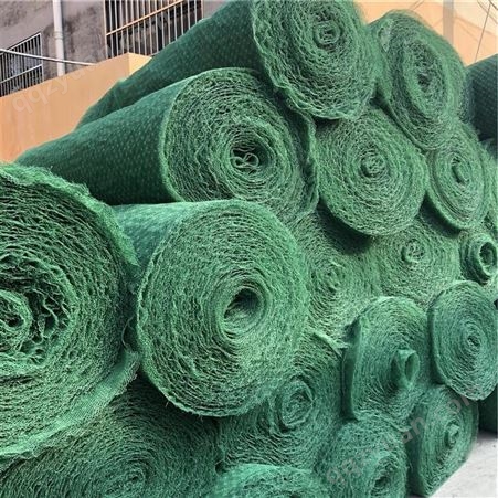 园林绿化用三维植被网价格 EM3护坡植草三维网垫诺联出品