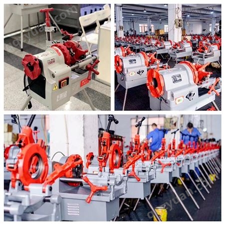 济宁百瑞达电动套丝机 2.5寸高速大功率车丝 65型水管绞丝切管板牙机厂家发货