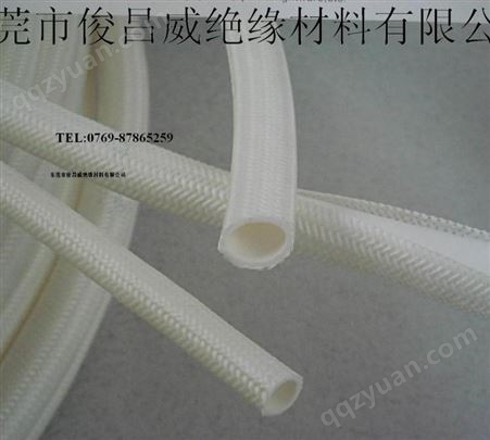 广东 内胶外纤管（内胶外纤套管，矽套管）高温阻燃绝缘套管，生产