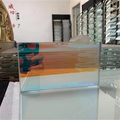 炫彩玻璃 变色玻璃 单片双层可定制承接各类装饰工程玻璃 格美特