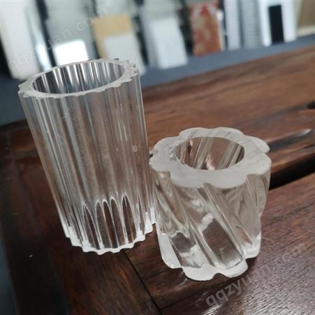水晶梅花管 玻璃棒供应 空心圆管 造型工艺玻璃 可热弯加工