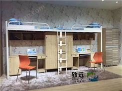 重庆床定制-重庆学生宿舍公寓床-钢架床-上下铺