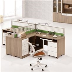 屏风工作位组合 办公桌椅南京桌椅定做 贡广家具