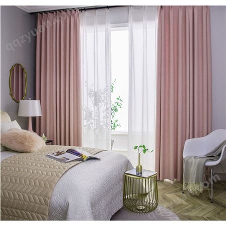 酒店配套遮光窗帘 客厅卧室可用 飘窗定制款 可定制